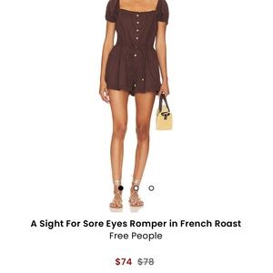 Free people a sight for sore eyes romper